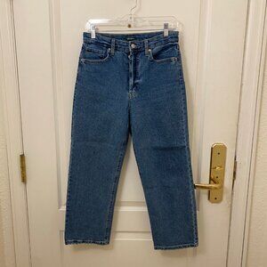 NWOT Wild Fable Highest Straight Medium Light Wash Denim Jeans Size 6 Short